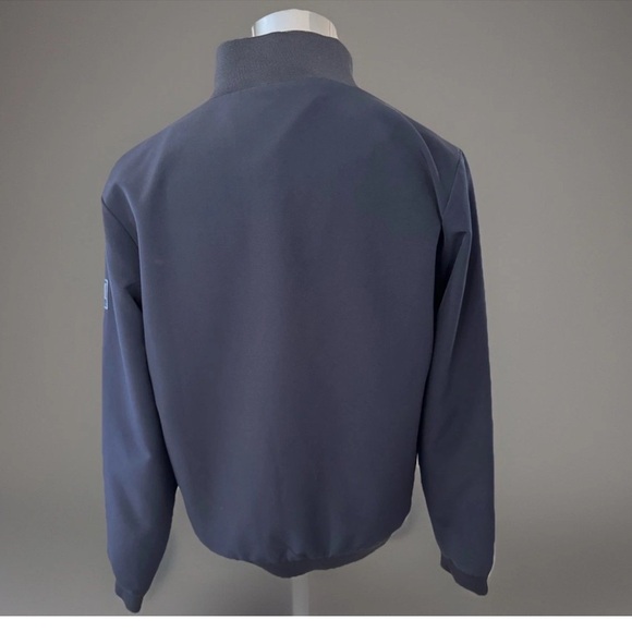 Guess Marciano Mens Jacket Sz L Formal Performance Blue Dressy Tech Work School - Picture 3 of 9